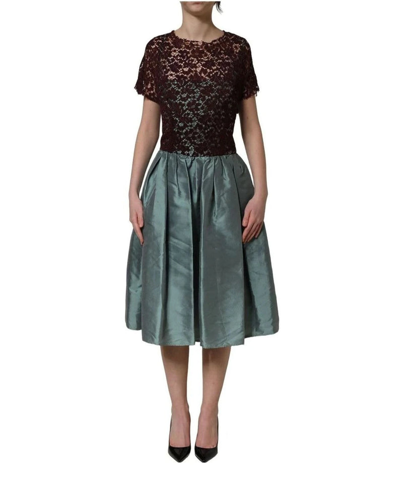 Dolce & Gabbana Dresse in purple, Silk — view 2