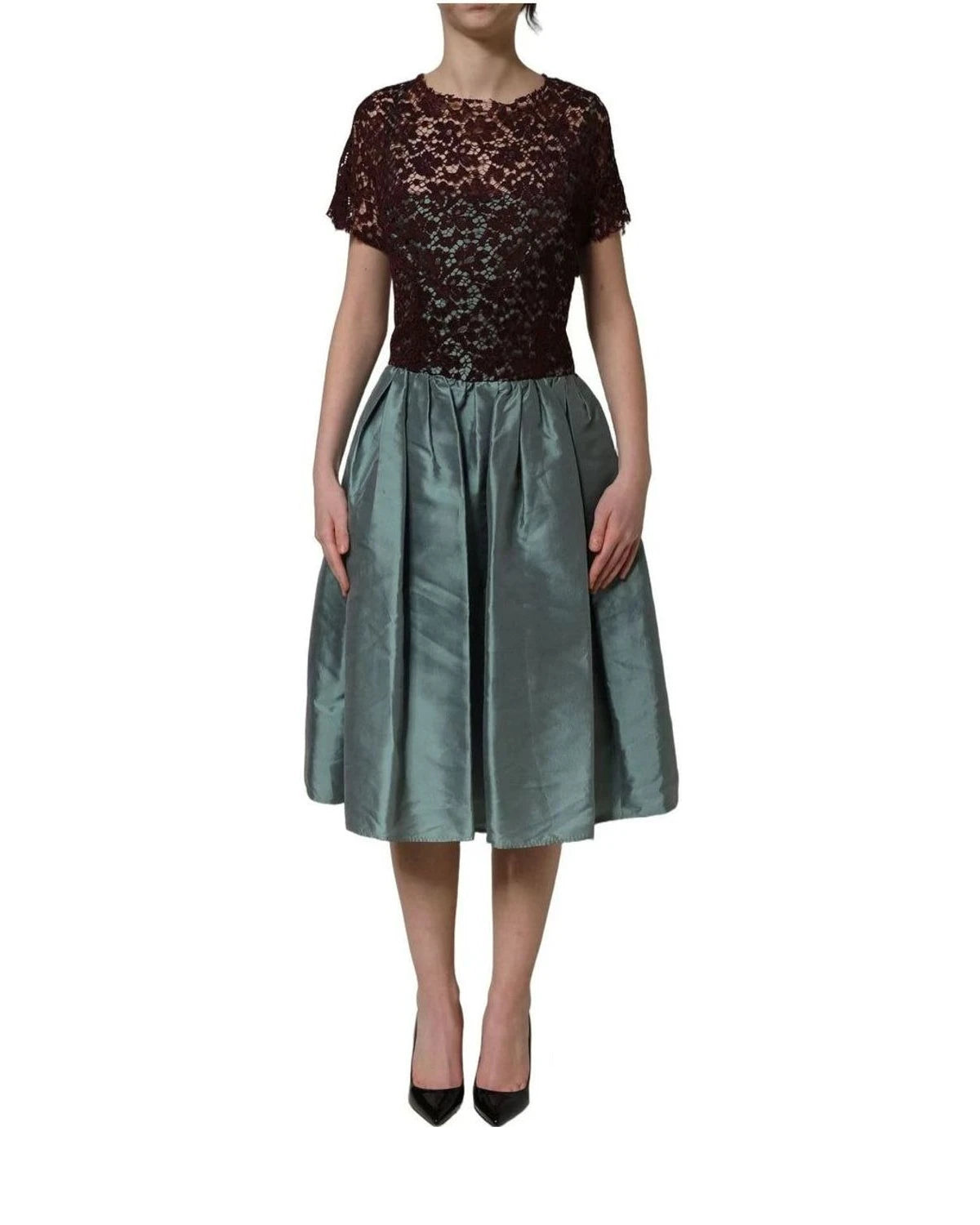 Dolce & Gabbana Dresse in purple, Silk — view 3