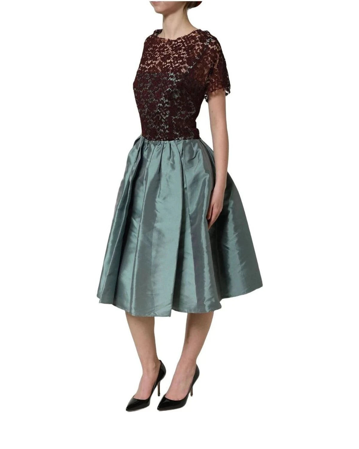 Dolce & Gabbana Dresse in purple, Silk — view 5