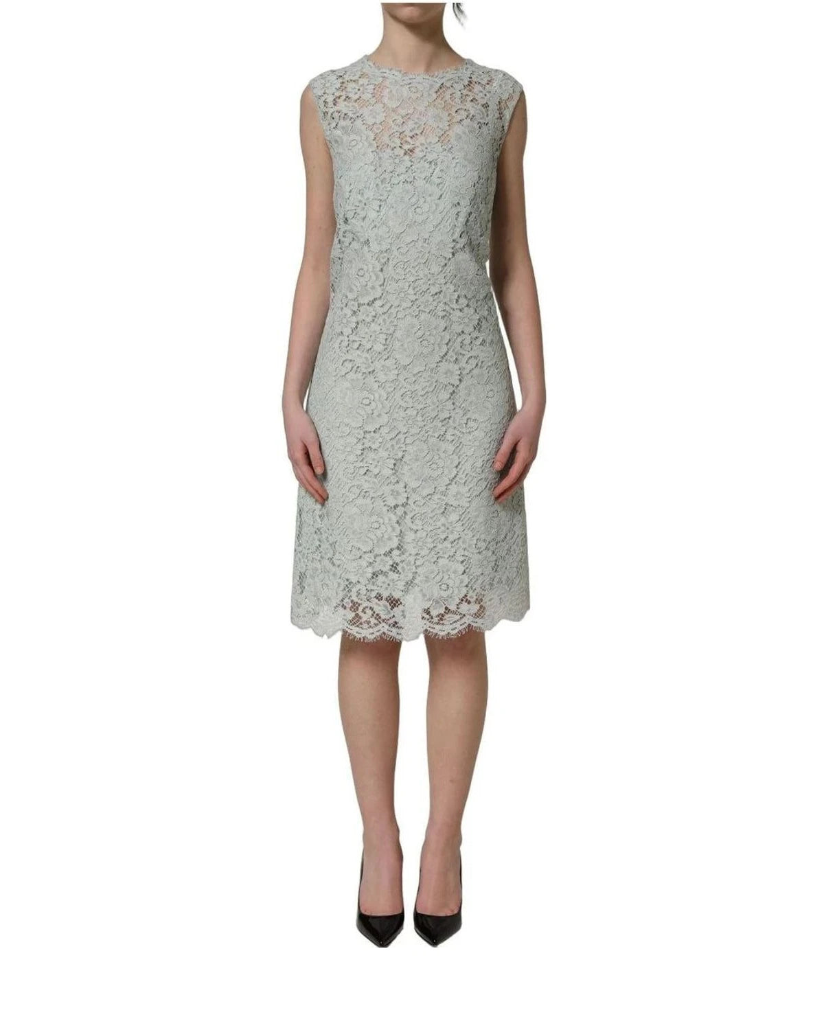 Dolce & Gabbana Dresse in green, Silk — view 2