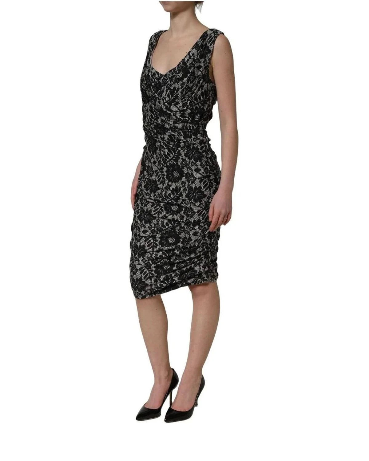 Dolce & Gabbana Dresse in black, Viscose — view 4