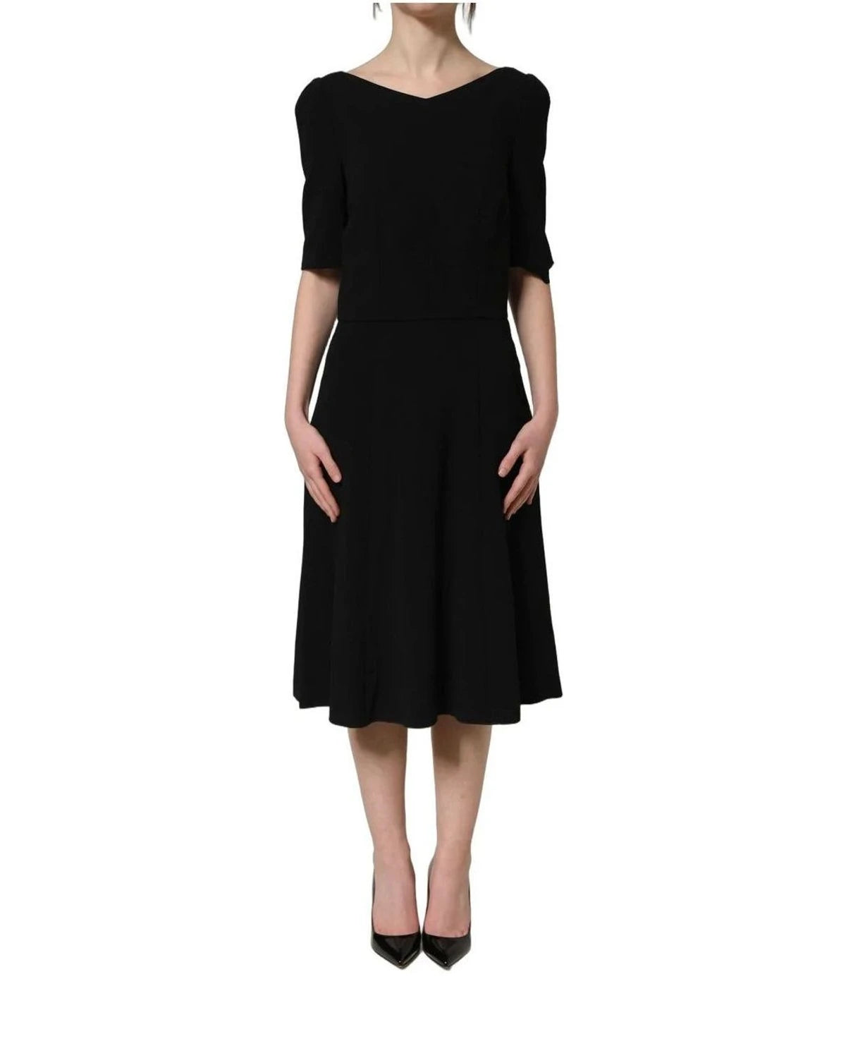 Dolce & Gabbana Dresse in black, Silk — view 3
