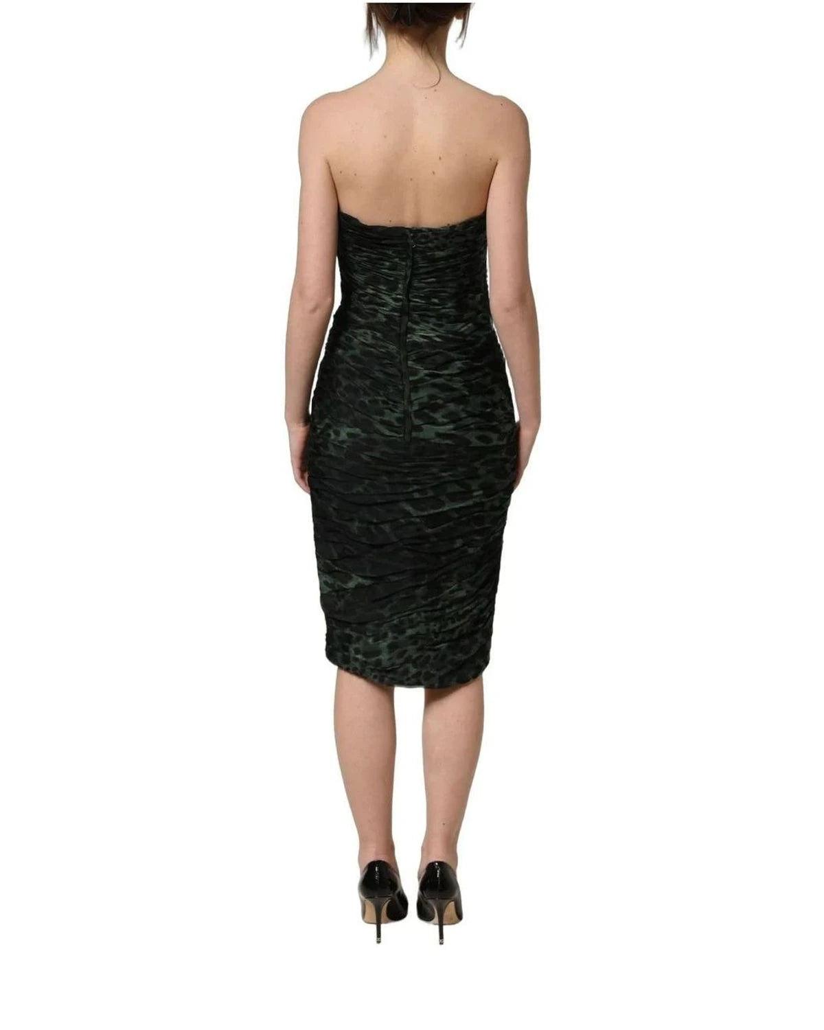 Dolce & Gabbana Dresse in green, Silk — view 5