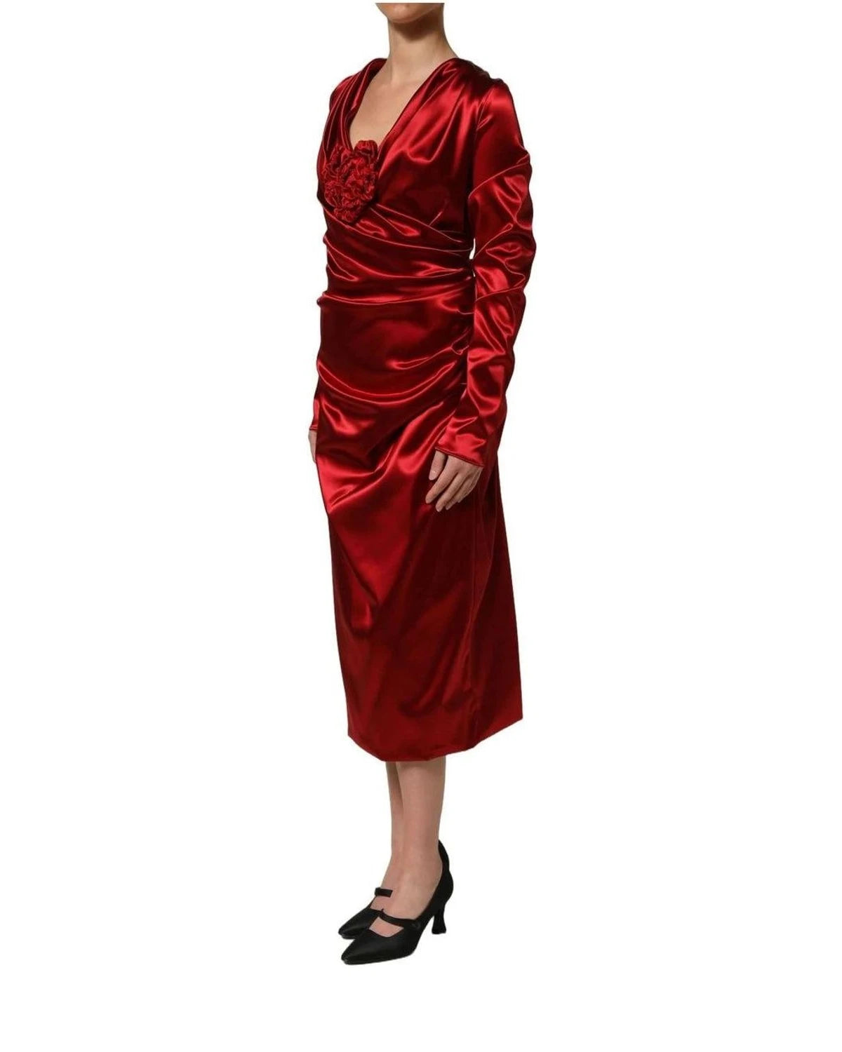 Dolce & Gabbana Dresse in red, Silk — view 4