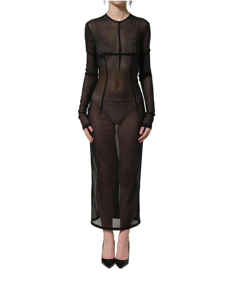 Dolce & Gabbana Dresse in black, Silk — view 2