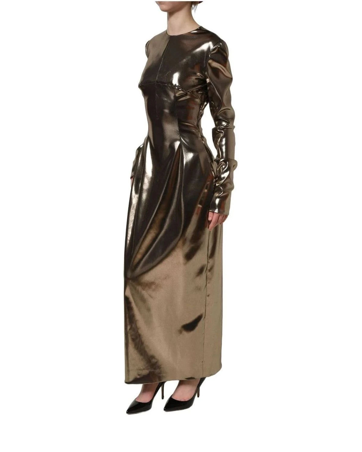 Dolce & Gabbana Dresse in gold, Polyester