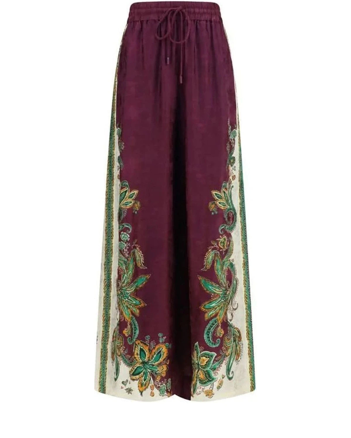Alemais Palazzo Pant in purple, Viscose