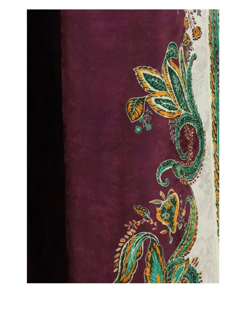 Alemais Palazzo Pant in purple, Viscose — view 3