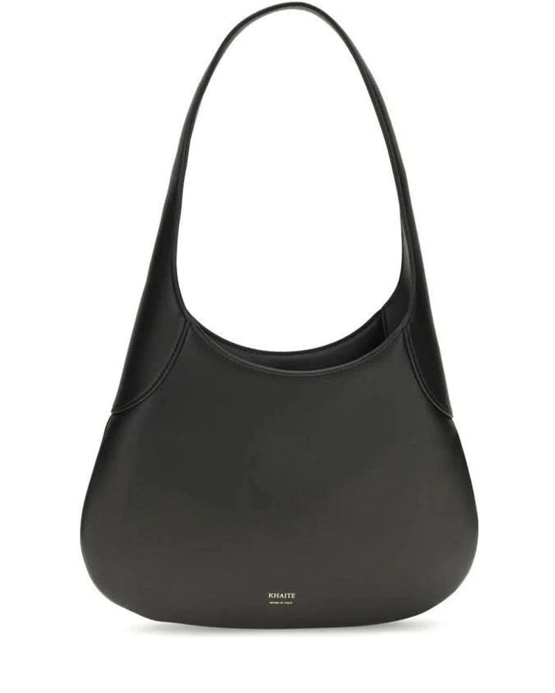 Khaite Black Hobo Bag 