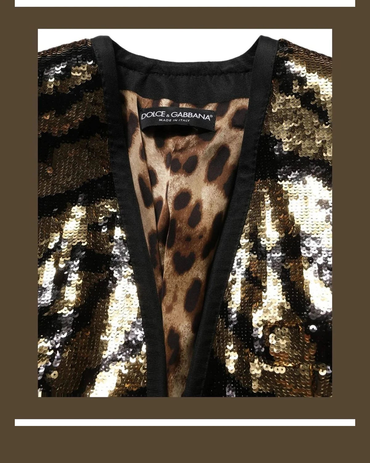 Dolce & Gabbana Blazer in gold, Polyester — view 6