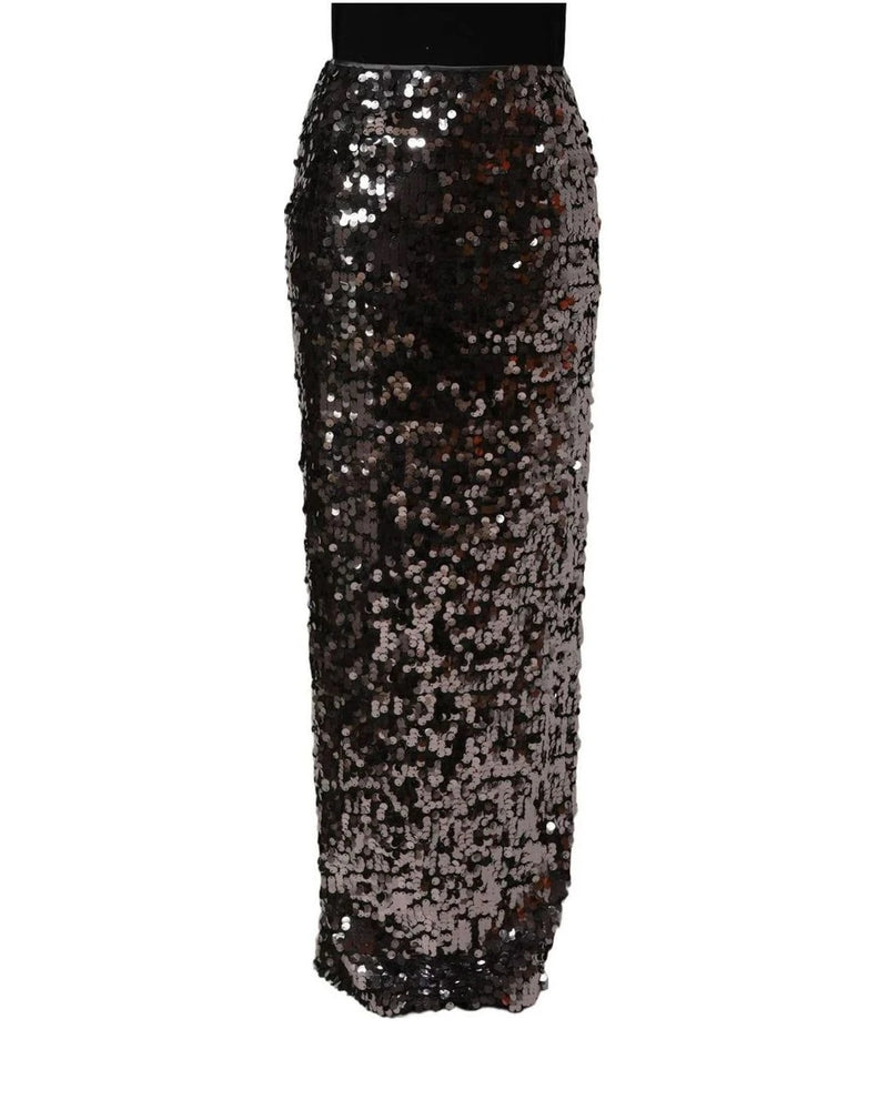 Dolce & Gabbana Skirt in brown, Silk — view 2