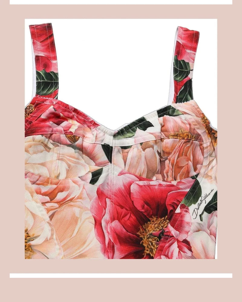 Dolce & Gabbana Corsets & Bustier in red, Nylon