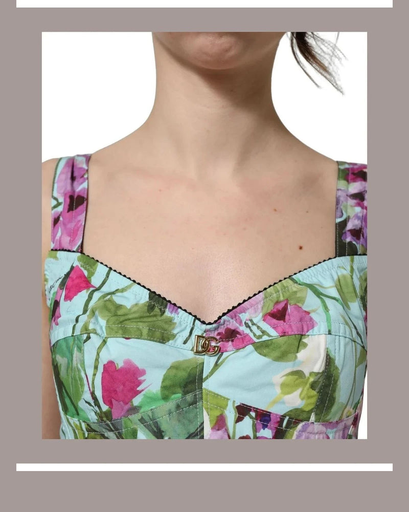 Dolce & Gabbana Corsets & Bustier in blue, Elastane
