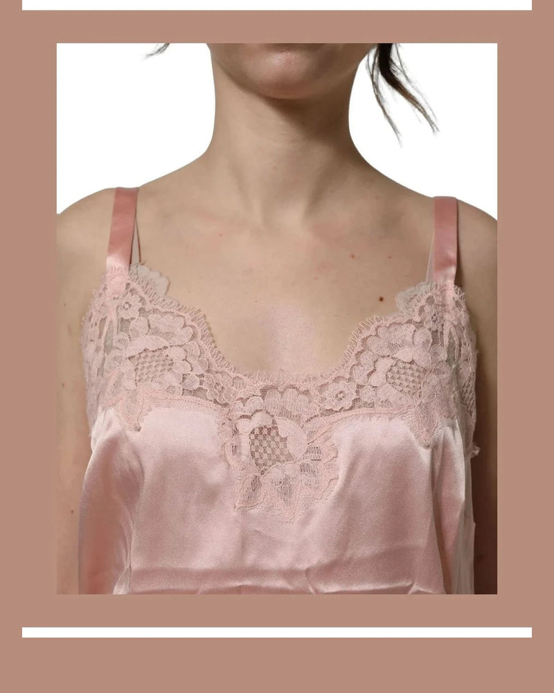 Dolce & Gabbana Women's Underwear Slip in pink, Cotton