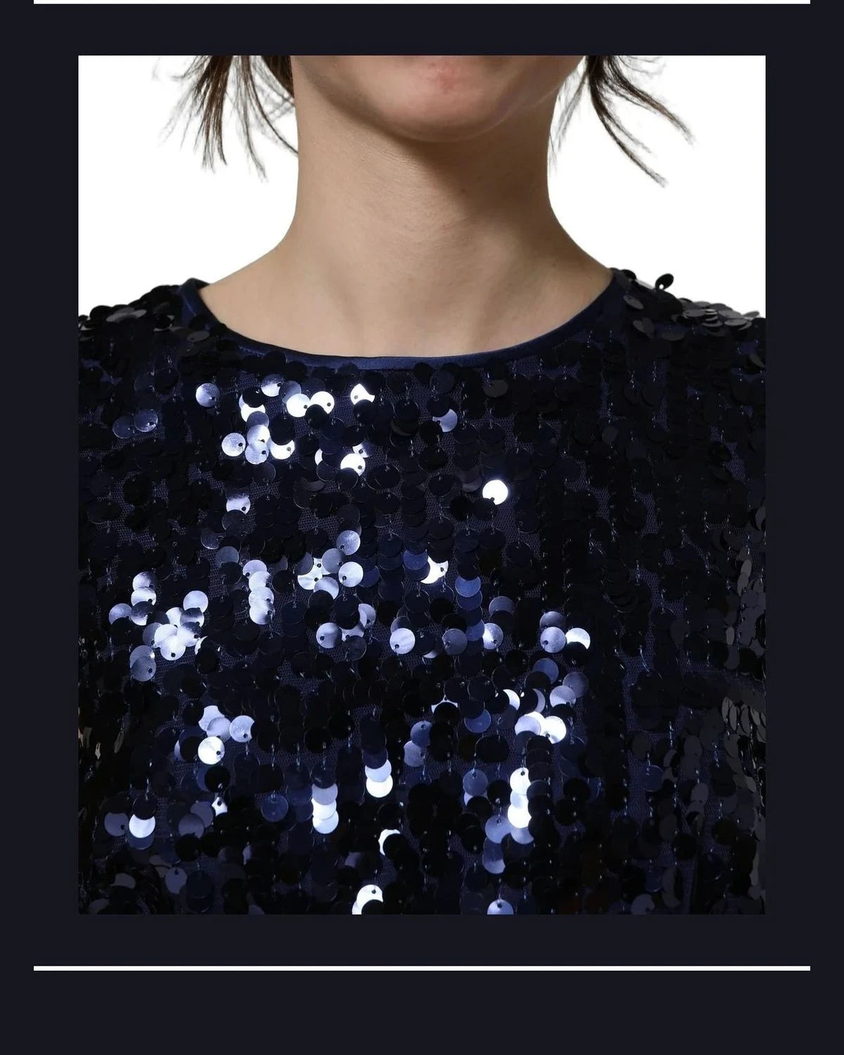 Dolce & Gabbana Tank Top in blue, Silk — view 6