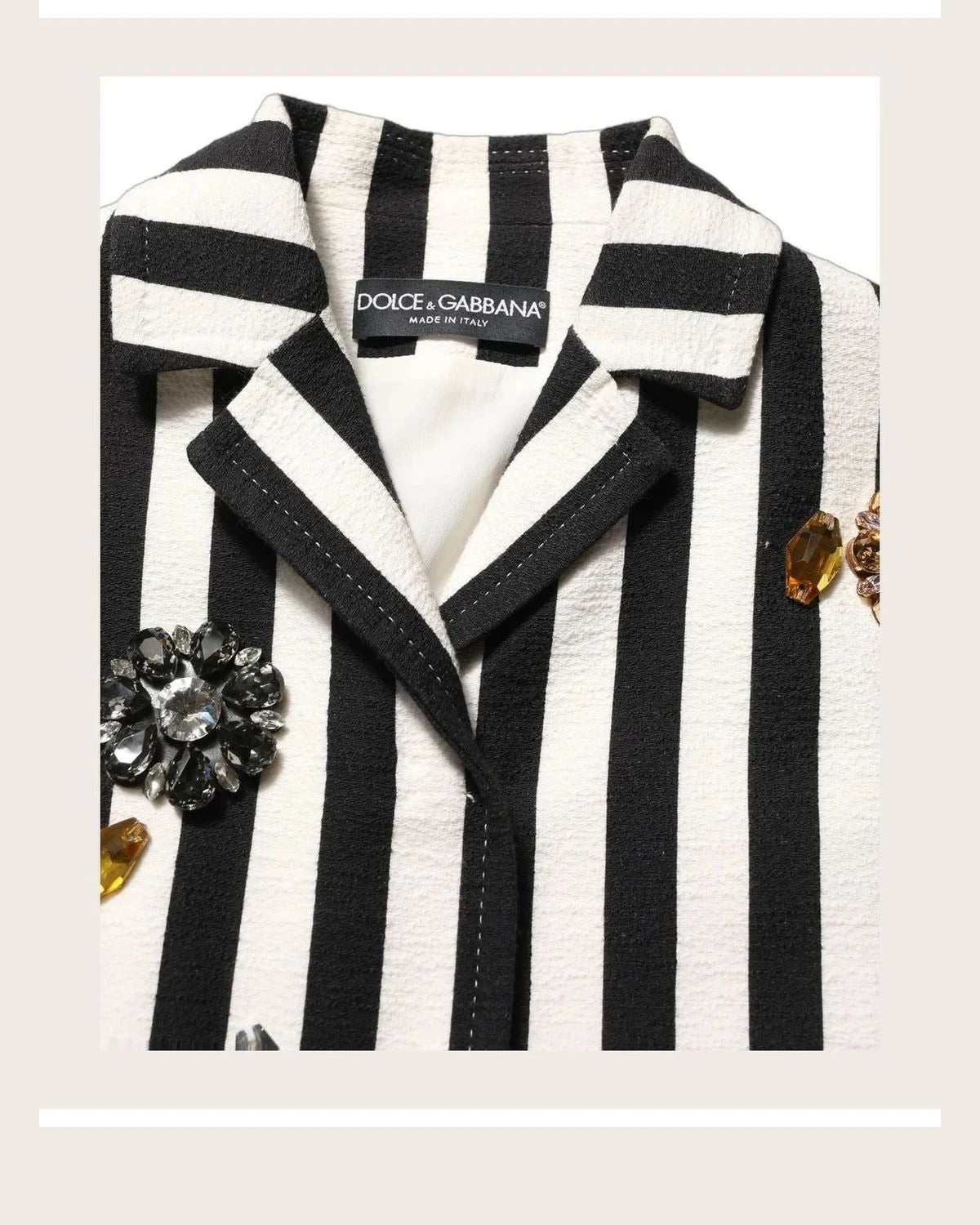 Dolce & Gabbana Overcoat in black, Acetate — view 6