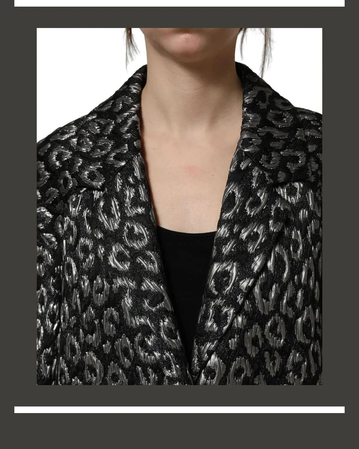 Dolce & Gabbana Overcoat in black, Silk — view 4