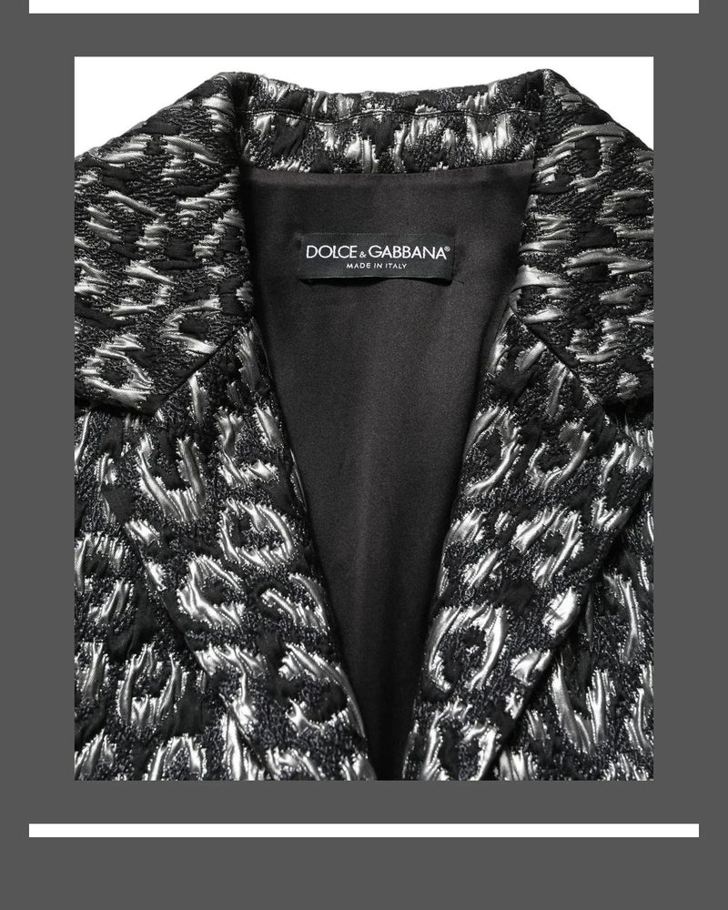 Dolce & Gabbana Overcoat in black, Silk — view 5