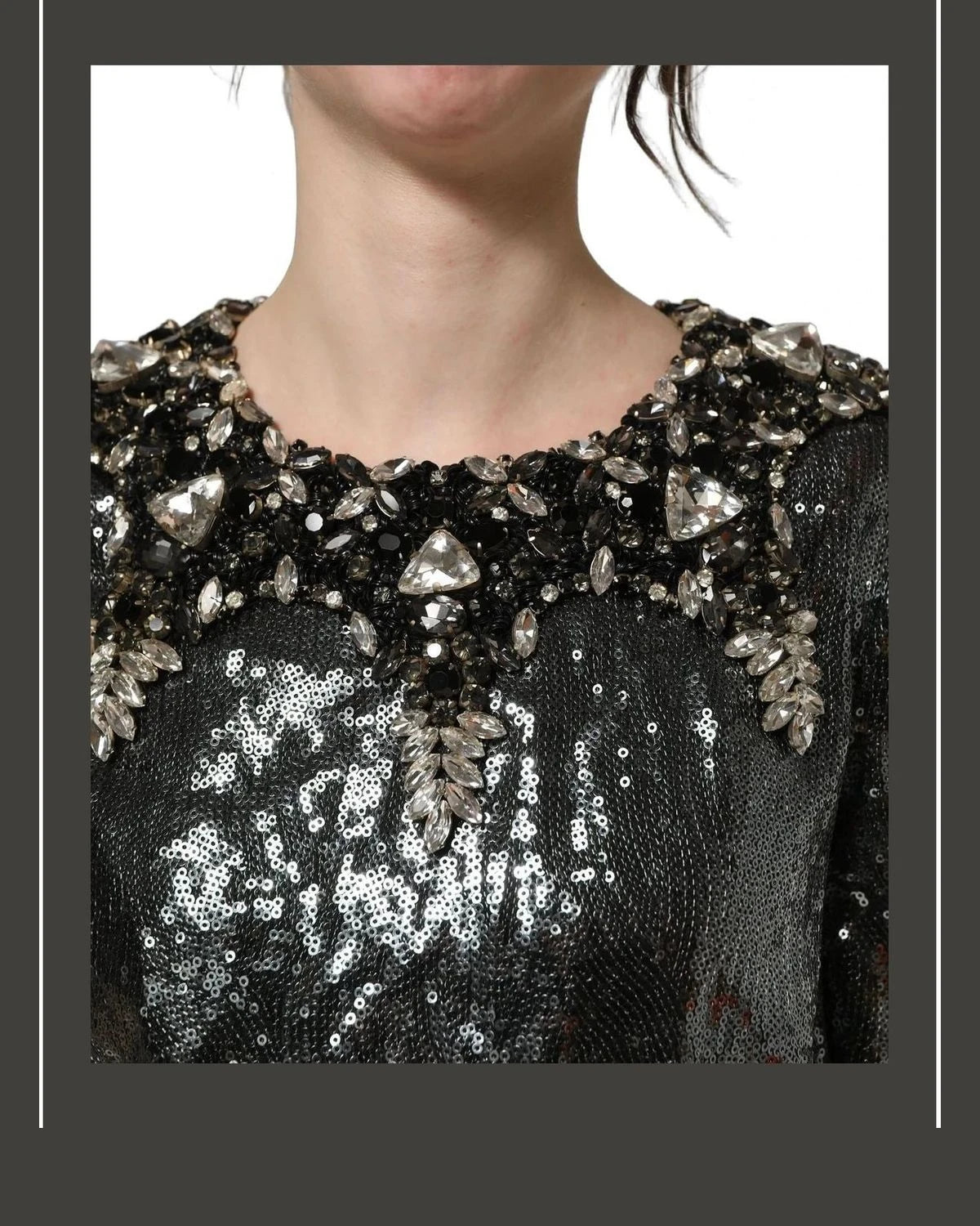 Dolce & Gabbana Blouse in gray, Silk — view 5