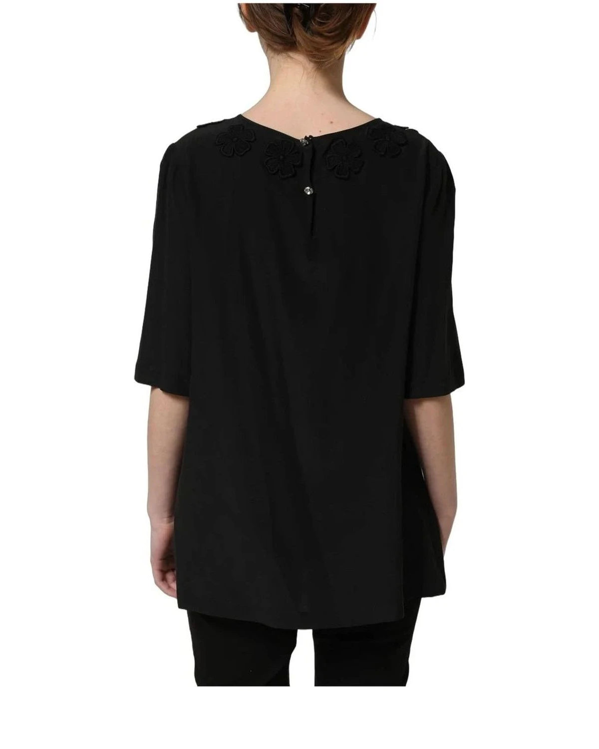 Dolce & Gabbana Blouse in black, Silk — view 5