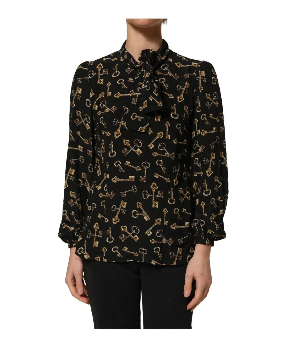 Dolce & Gabbana Blouse in black, Silk — view 3