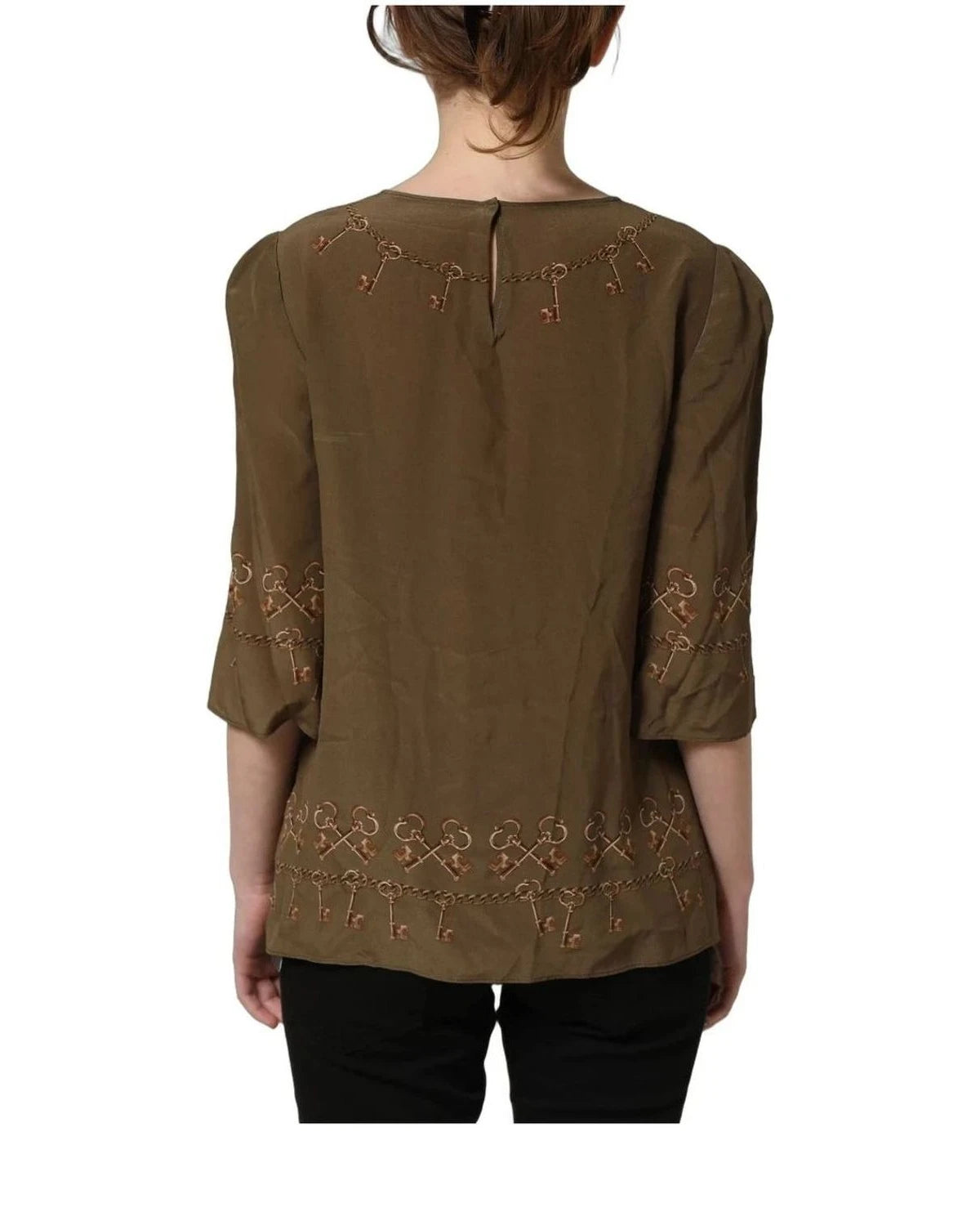 Dolce & Gabbana Blouse in brown, Silk