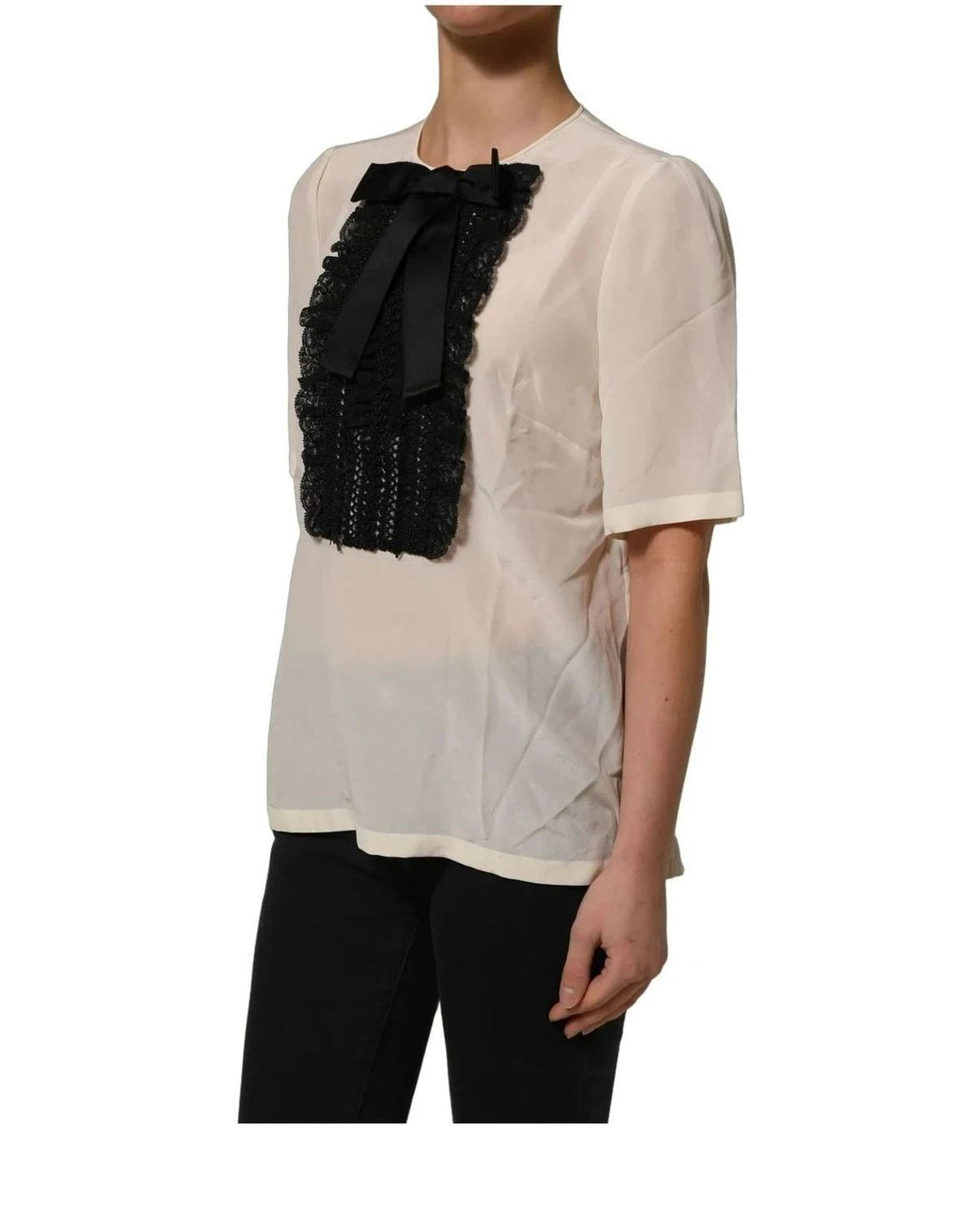 Dolce & Gabbana Blouse in beige, Silk — view 6