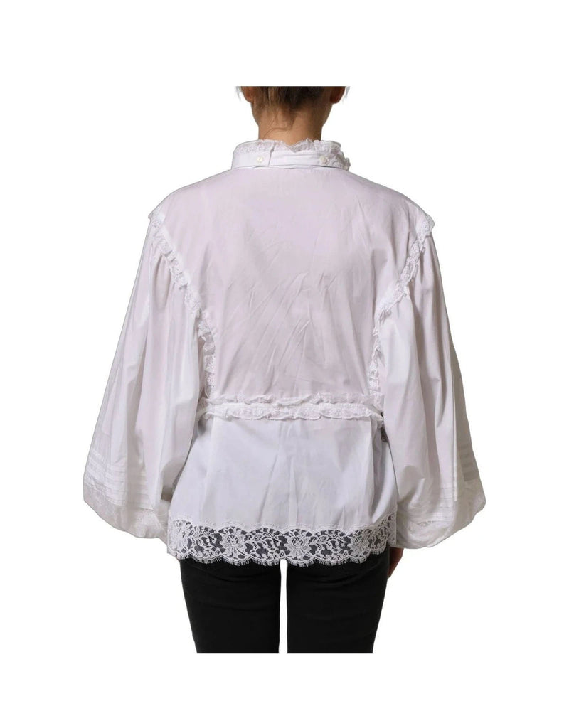 Dolce & Gabbana Blouse in white, Cotton — view 2