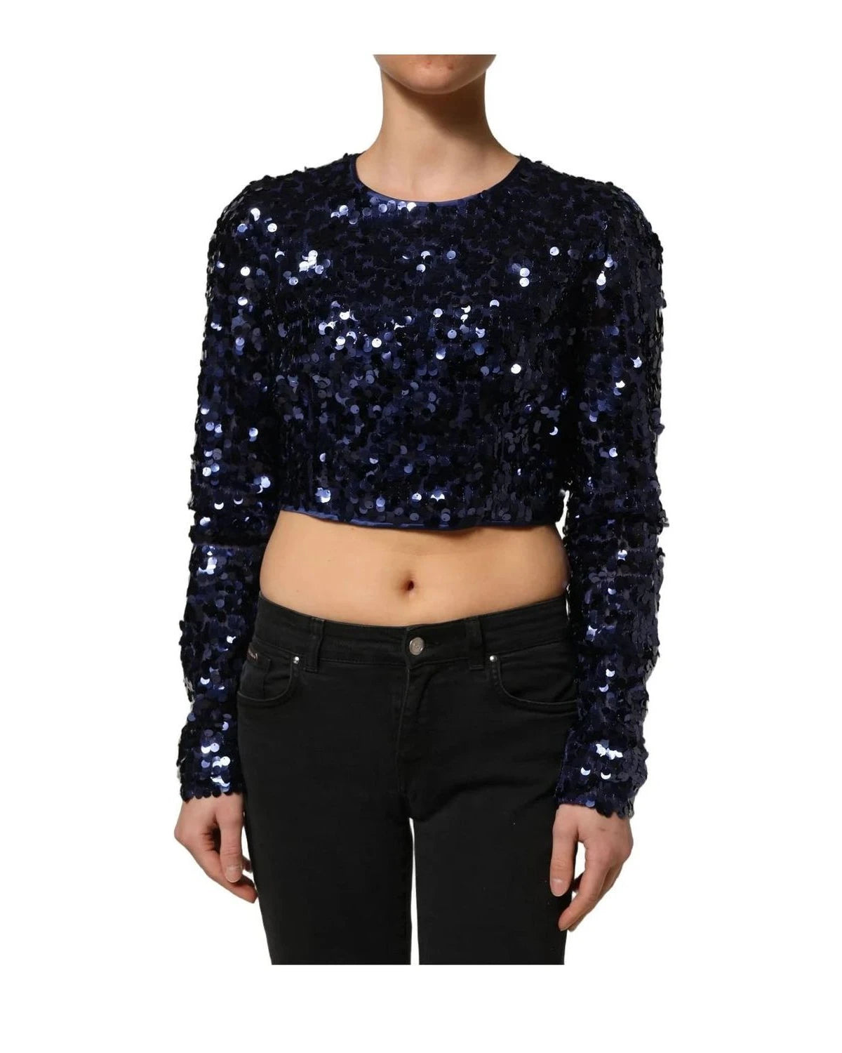 Dolce & Gabbana Blouse in blue, Silk — view 6