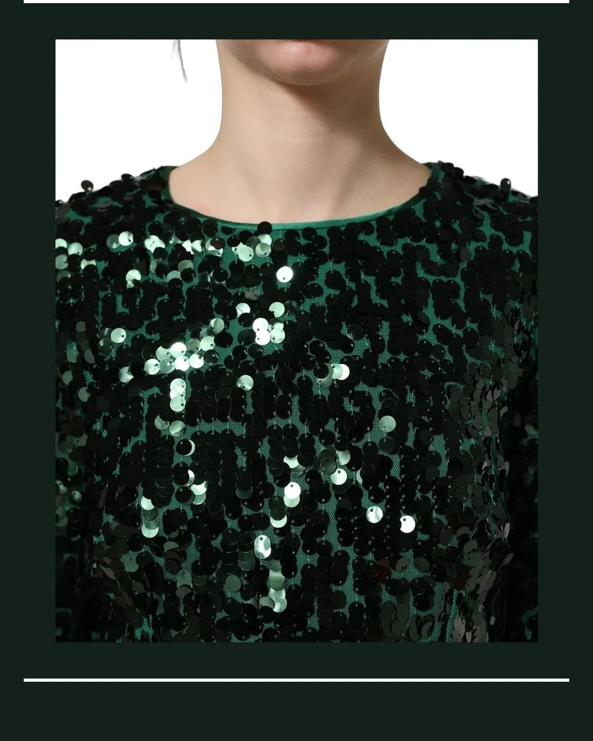 Dolce & Gabbana Blouse in green, Silk — view 6