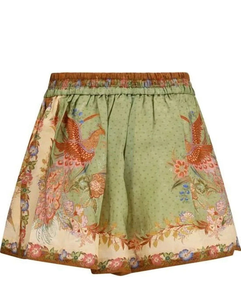 Zimmermann Bermuda in green, Silk — view 2