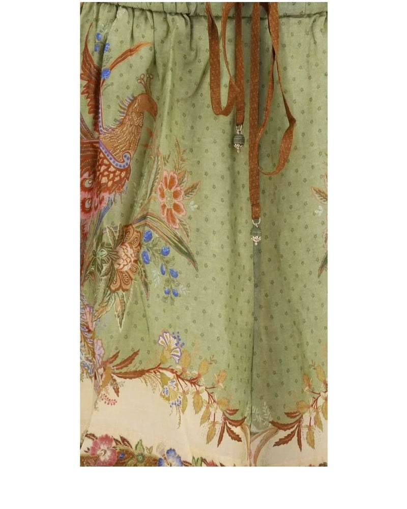 Zimmermann Bermuda in green, Silk — view 3