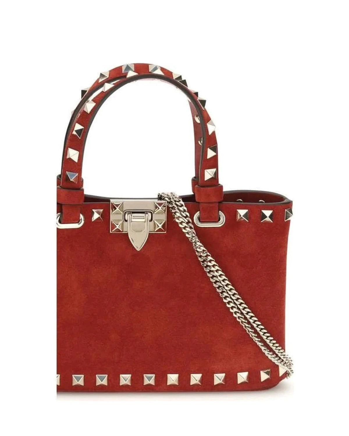 Valentino Garavani Red Satchel Bag 