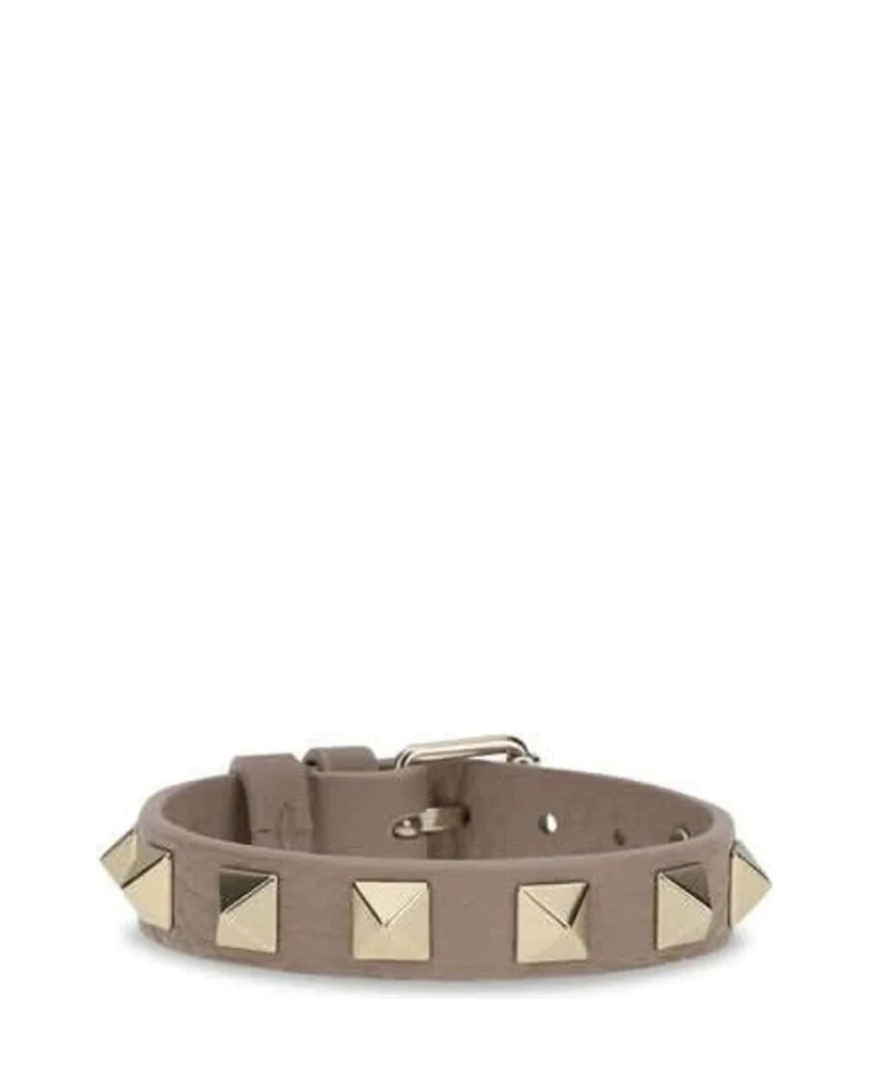 Valentino Garavani Bracelet in gray, Calf Leather