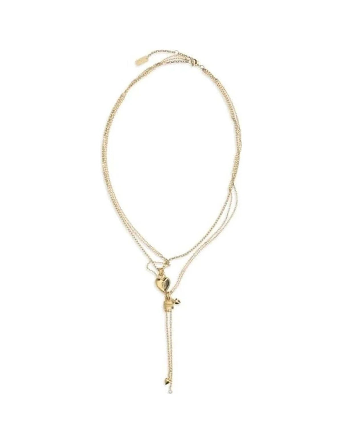 Chloé Necklace in gold, Brass — view 2