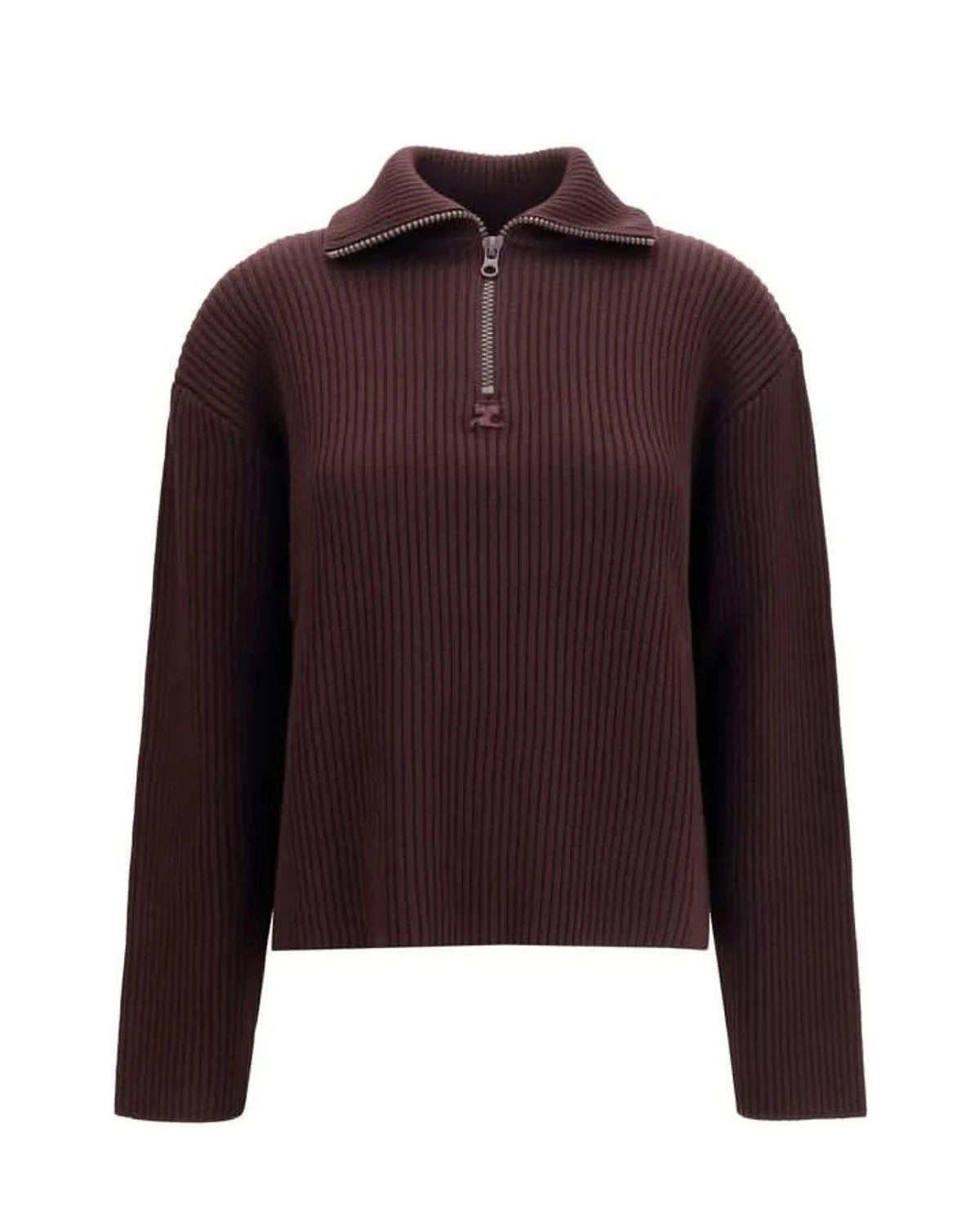 Courrèges Sweater in brown, Merino Wool