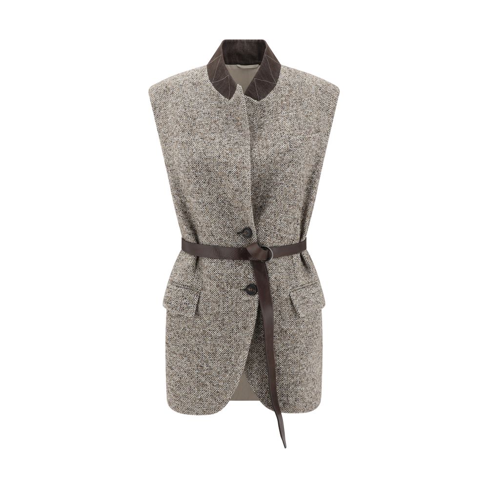 Brunello Cucinelli Wool Gilet Glam Steals