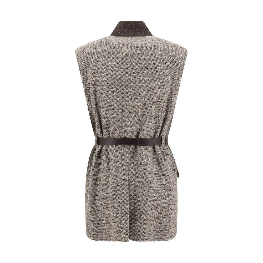 Brunello Cucinelli Wool Gilet Glam Steals