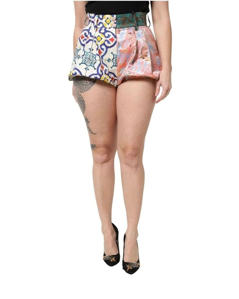 Dolce & Gabbana Short Trouser in multicolor, Cotton