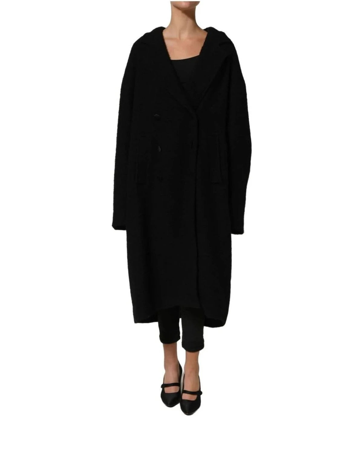 Dolce & Gabbana Overcoat in black, Viscose — view 2