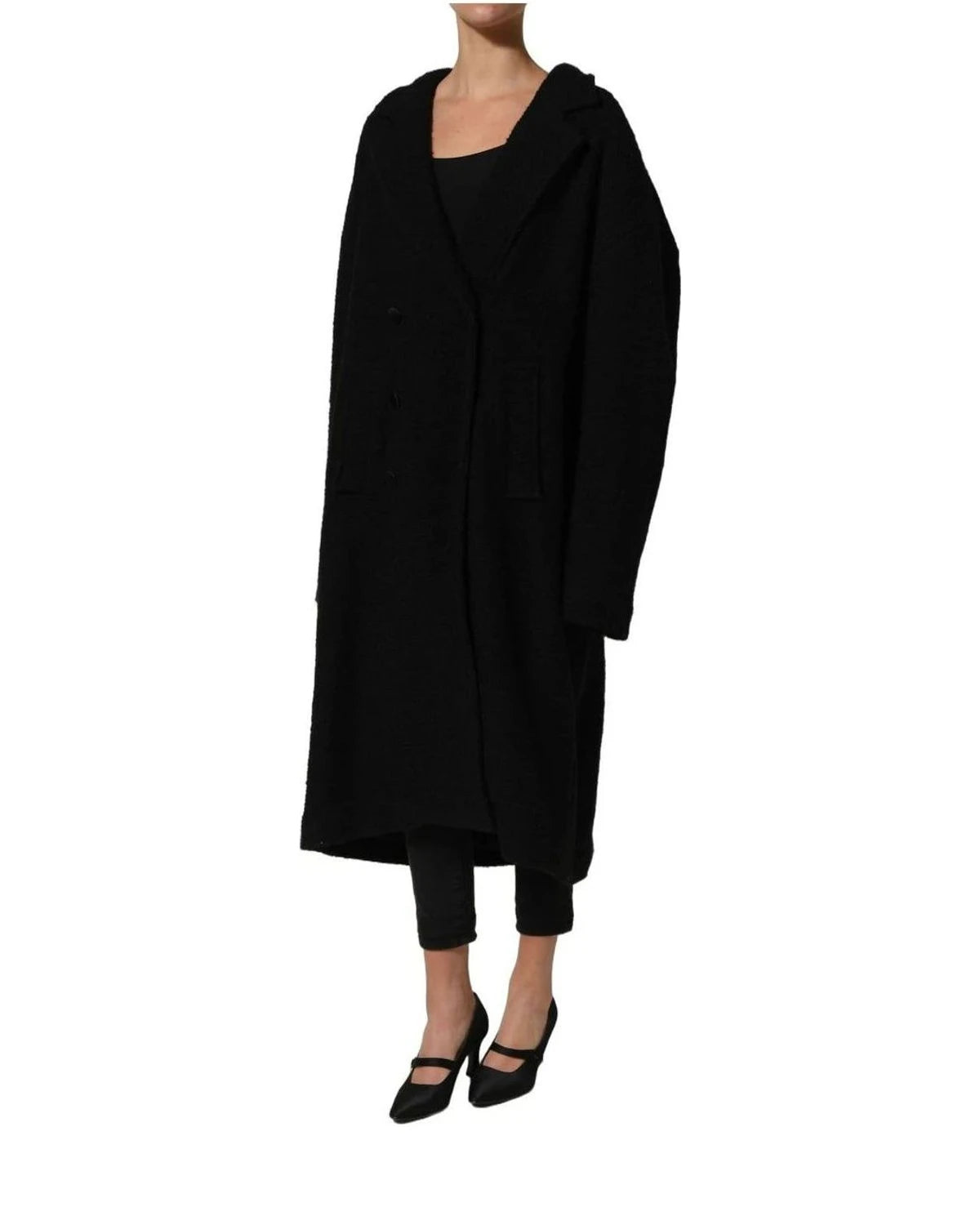 Dolce & Gabbana Overcoat in black, Viscose — view 3