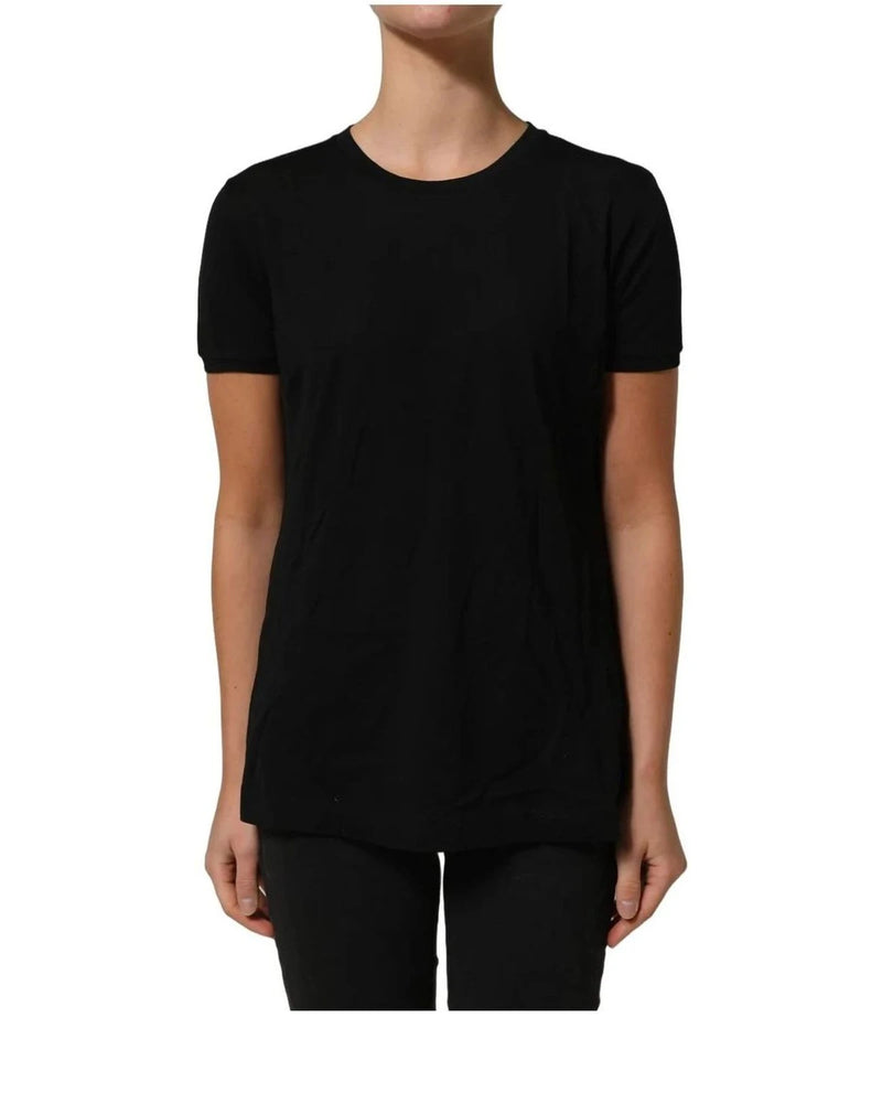 Dolce & Gabbana T-Shirt in black, Wool — view 2