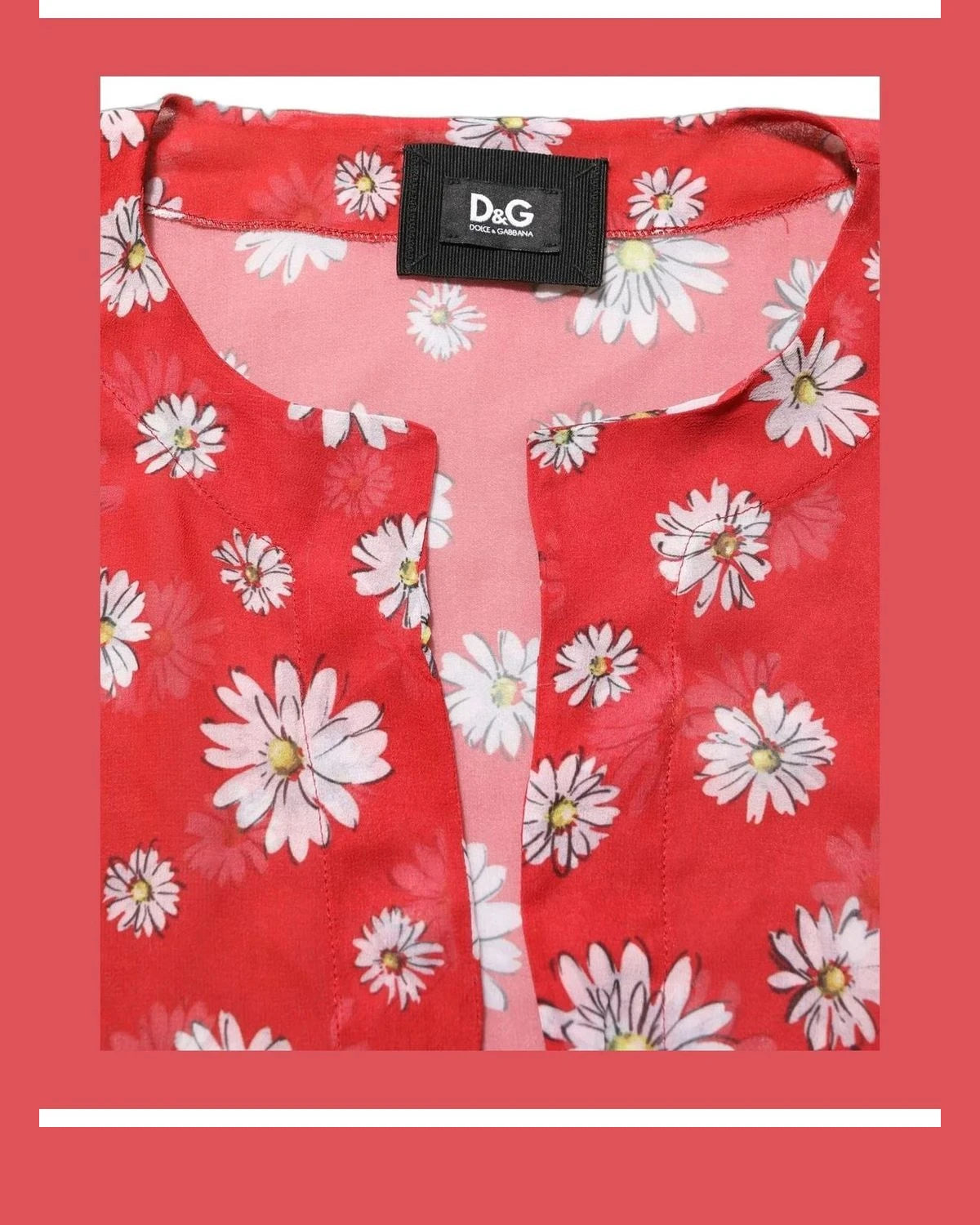 Dolce & Gabbana Blouse in red, Polyester — view 6