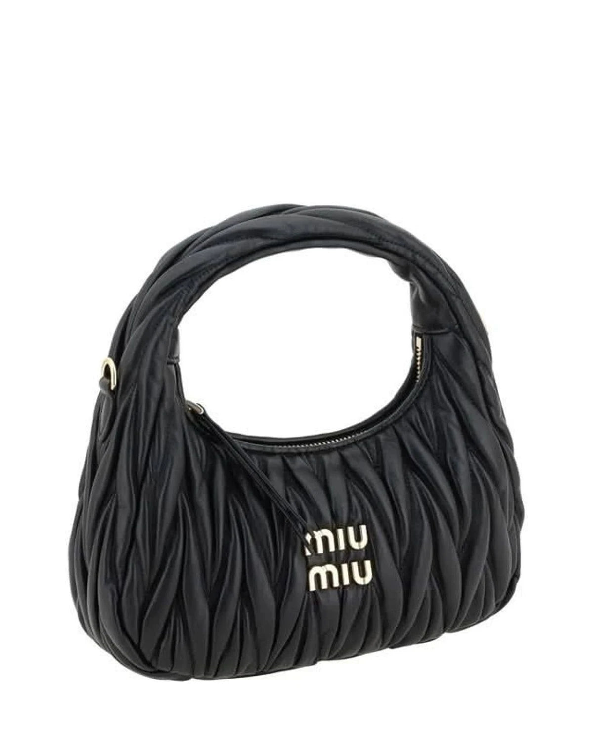 Miu Miu Black Hobo Bag 