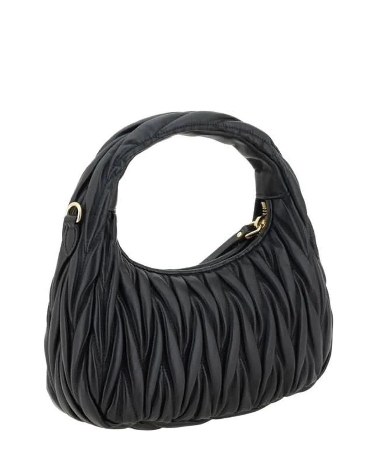 Miu Miu Black Hobo Bag 