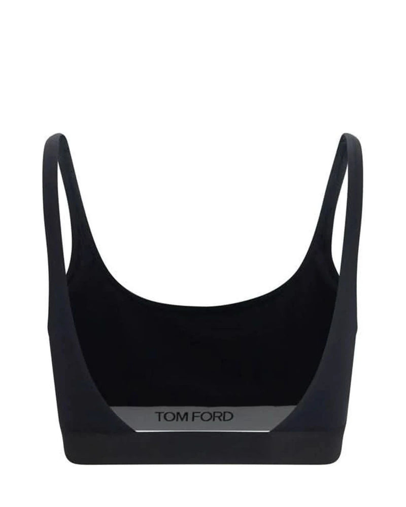Tom Ford Sports Bra in black, Modal — view 2