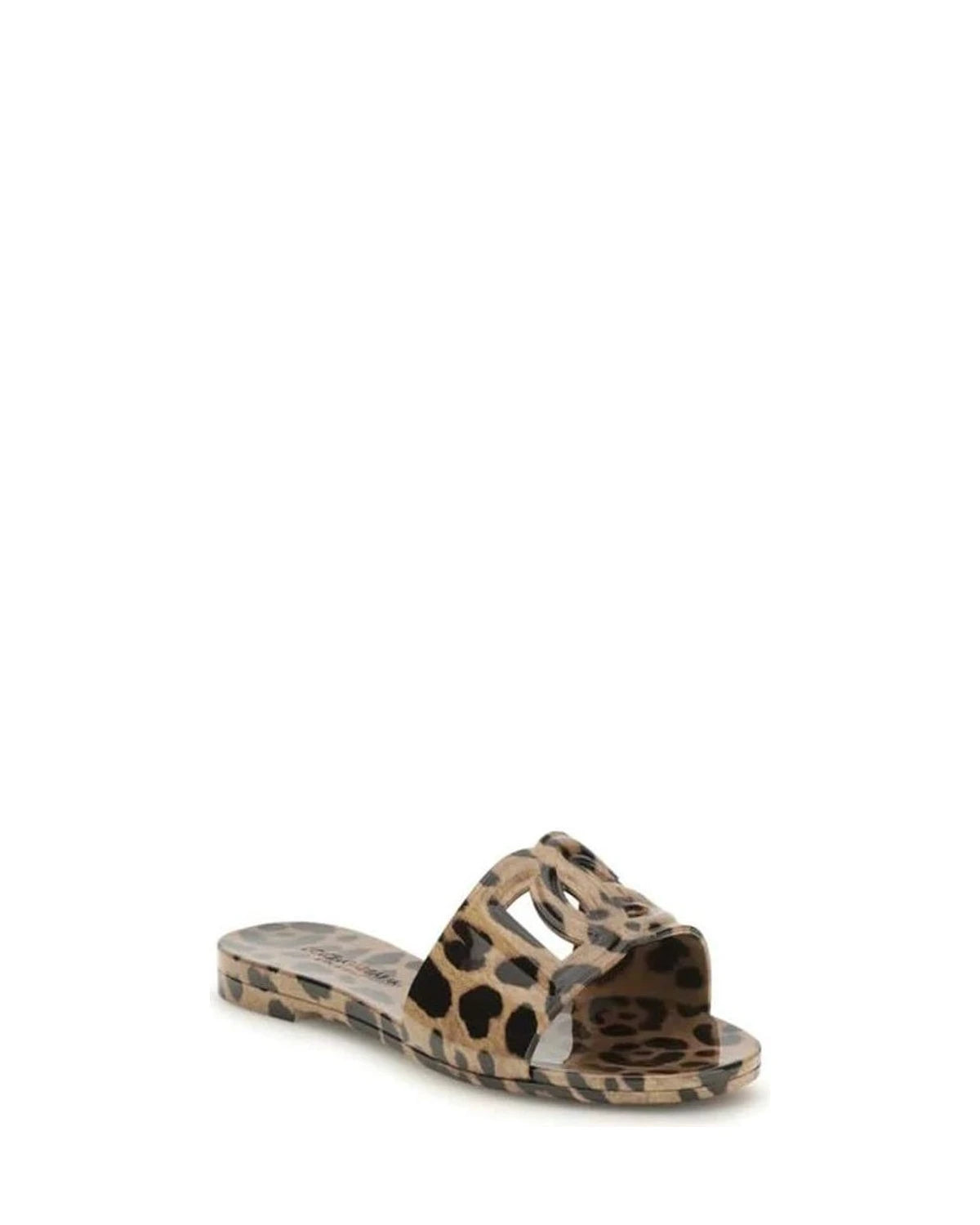 Dolce & Gabbana Leopard Beige Sandals 