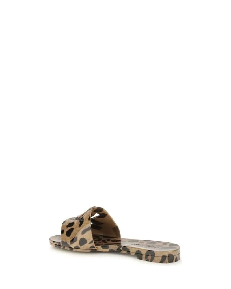 Dolce & Gabbana Leopard Beige Sandals 