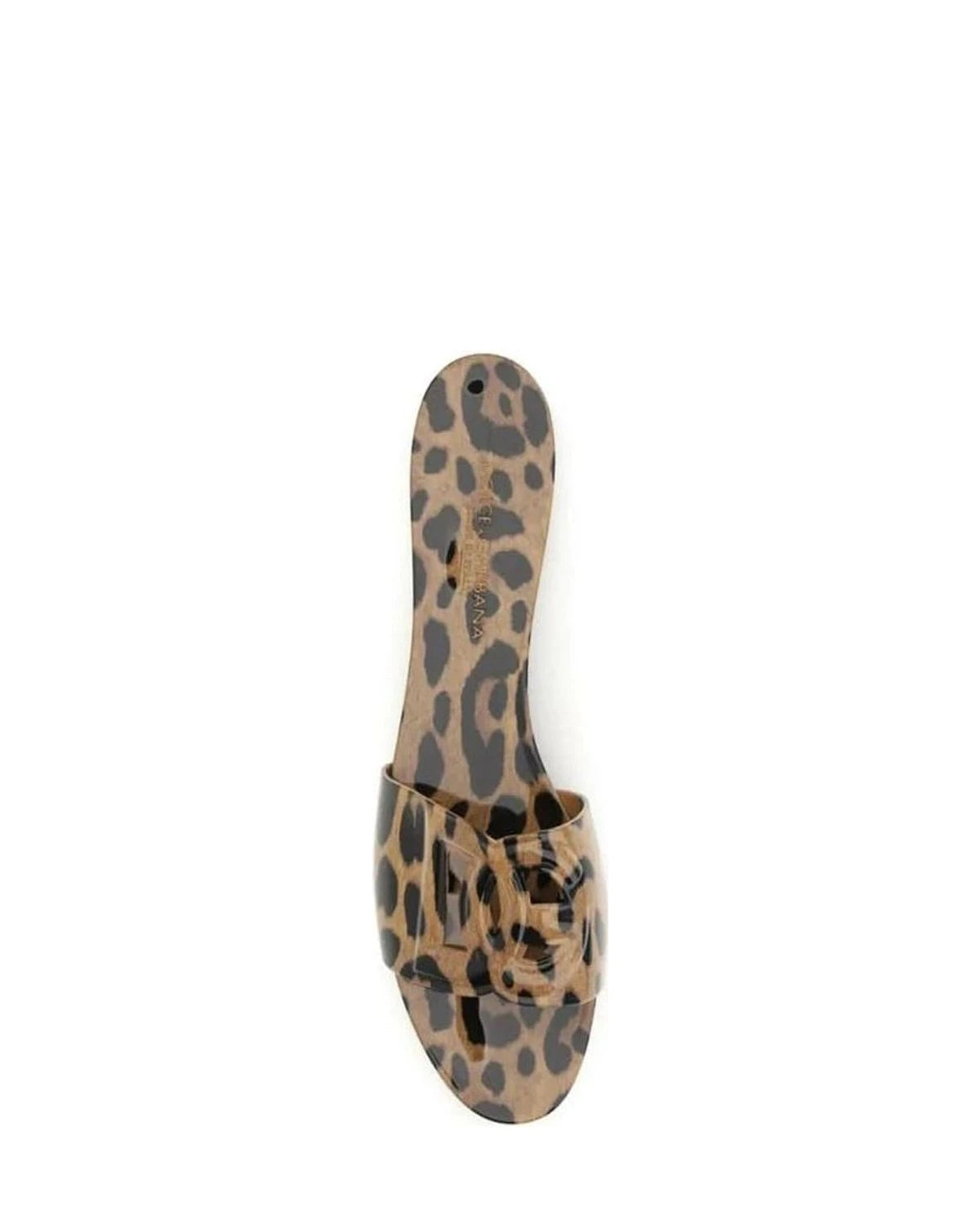 Dolce & Gabbana Leopard Beige Sandals 