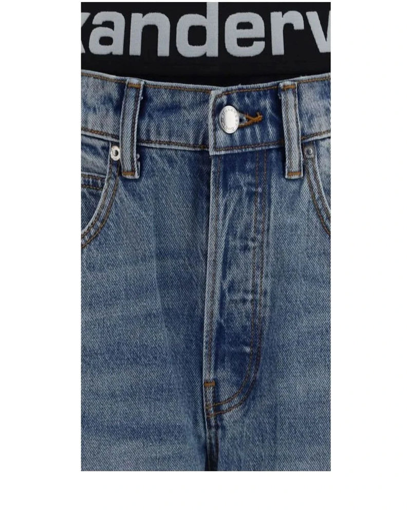 Alexander Wang Jean in blue, Cotton — view 3
